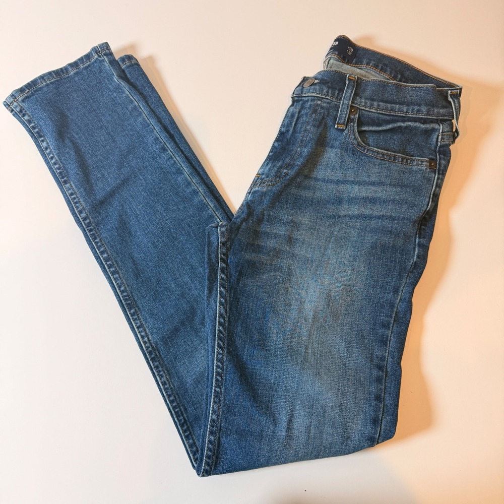 Hollister Skinny Jeans Mens 29x32 Medium Wash Epic Flex Denim Pants Blue